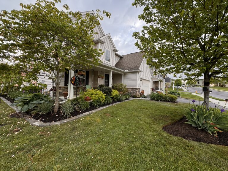 Stone landscape edging