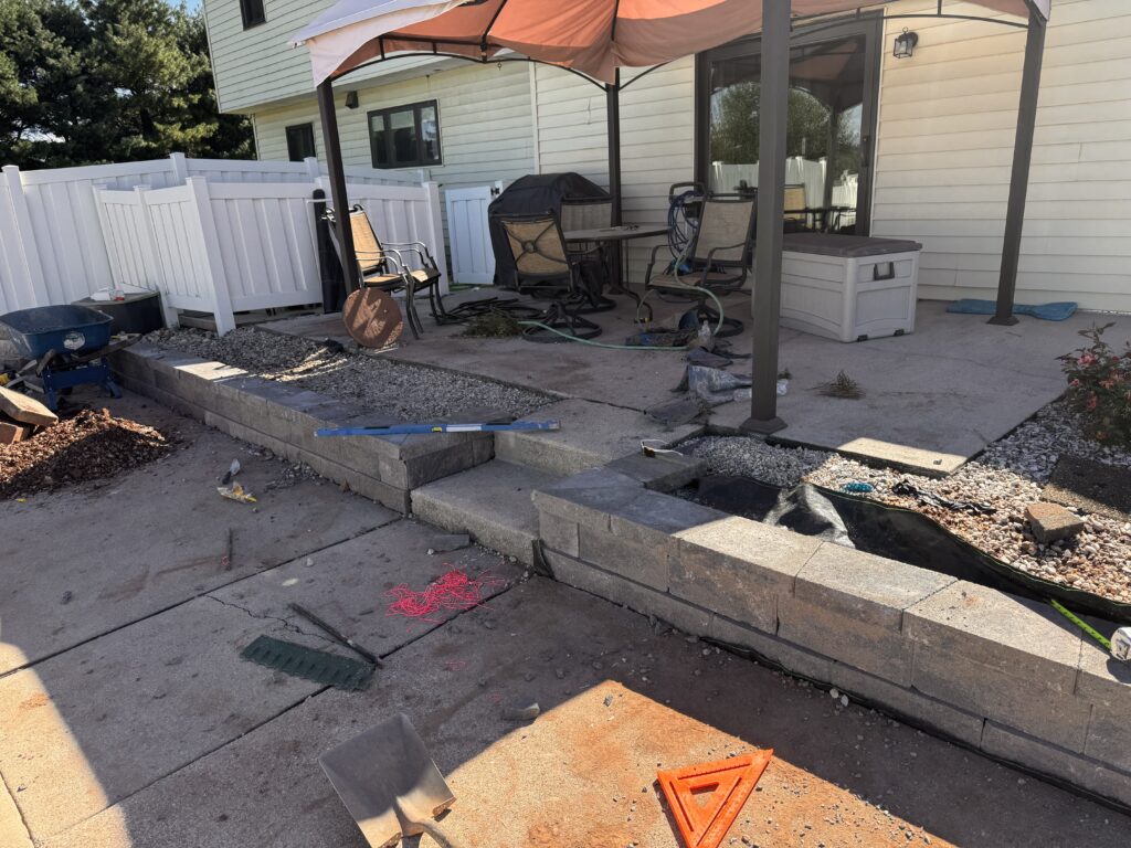 Why Retaining Walls Fail: The Critical Role of Drainage in Cumberland County – Ingold Landscaping retaining wall build process mechanicsburg pa